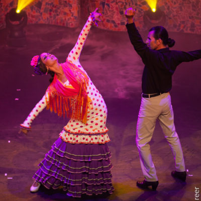 Flamenco Paartanz auf der Bühne