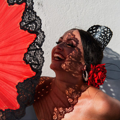 La Cati Flamenco mit Schatten
